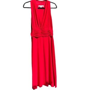 Gorgeous Evan Picone Cherry Red Halter Dress Women’s size 12